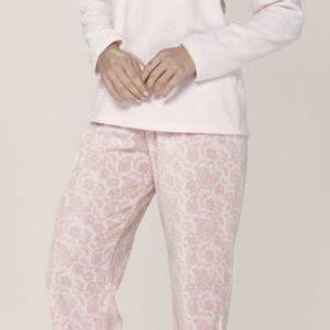 Pijama Micropolar Estampado Mujer "Lady Genny" código: J505